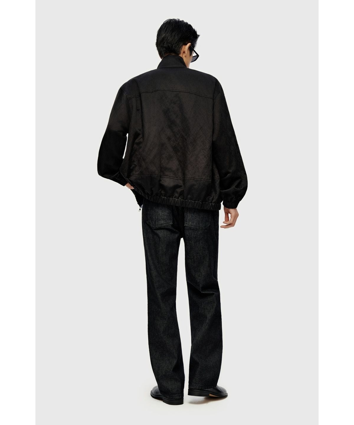 유스(YOUTH) Structured Denim Pants - Washed Black
