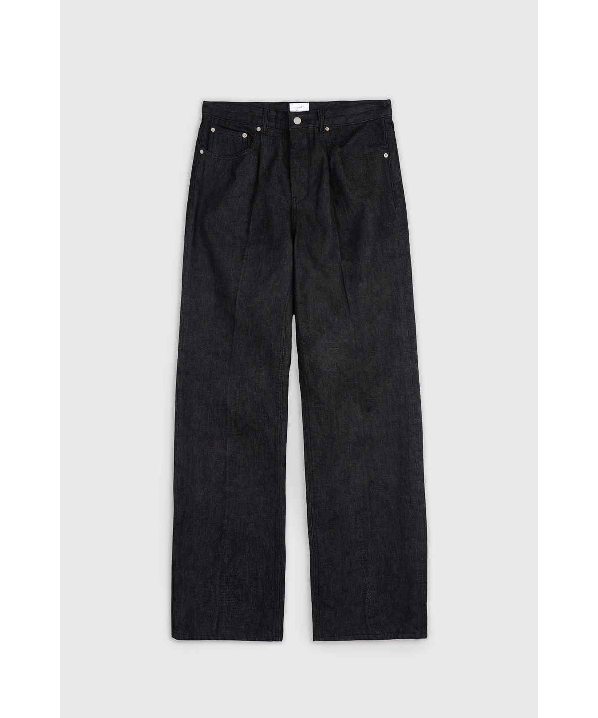 유스(YOUTH) Structured Denim Pants - Washed Black