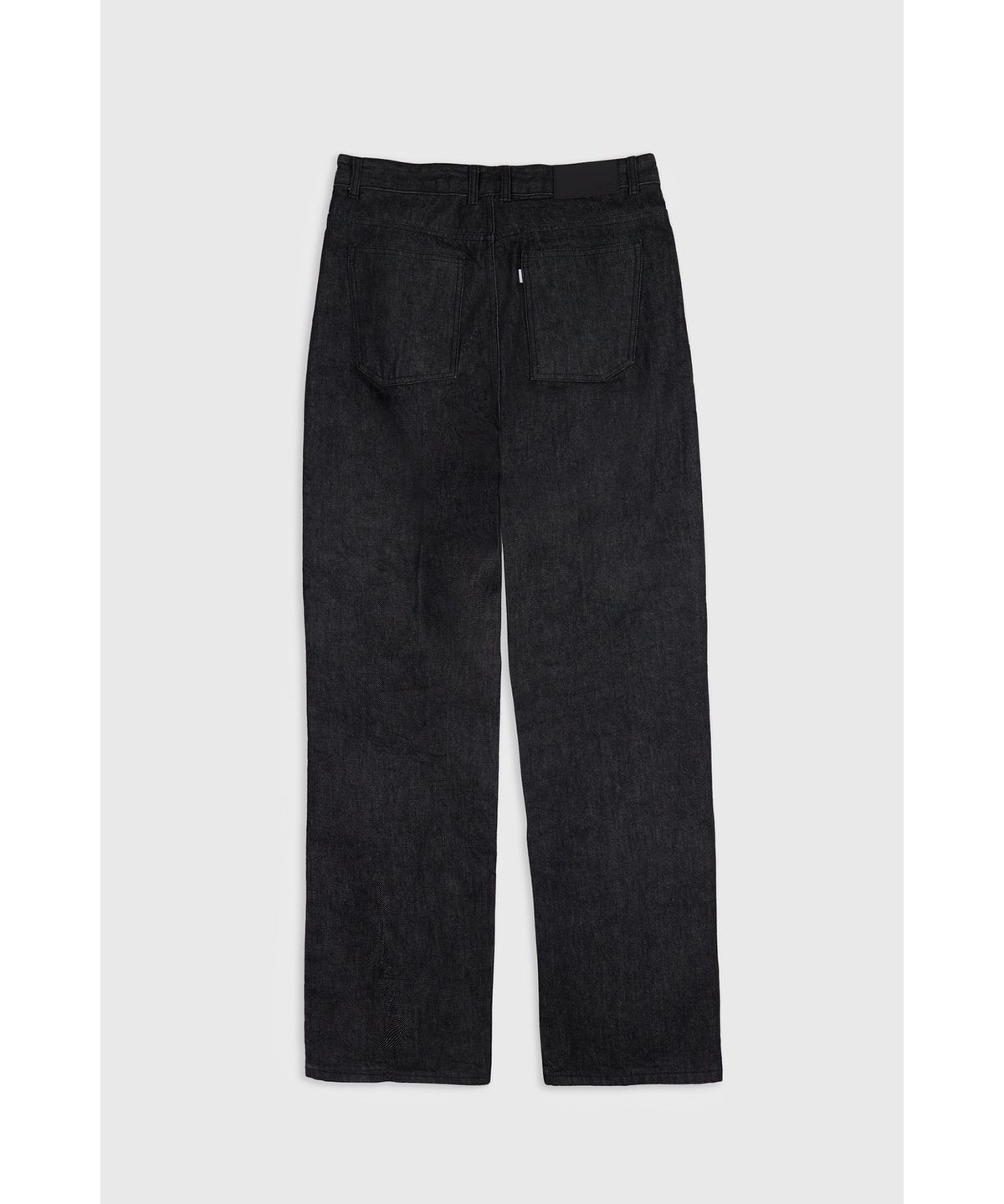 유스(YOUTH) Structured Denim Pants - Washed Black