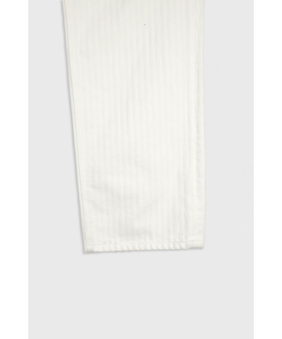 유스(YOUTH) Herringbone Straight Denim Pants - Ivory