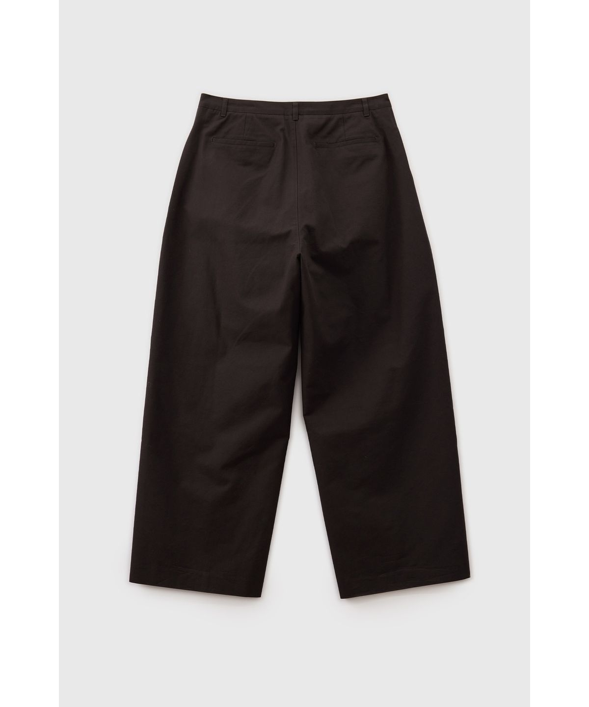 유스(YOUTH) Pleated Pants - Dark Brown