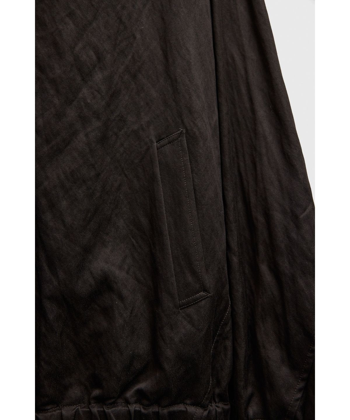 유스(YOUTH) High Neck Zip-up Jacket - Dark Brown