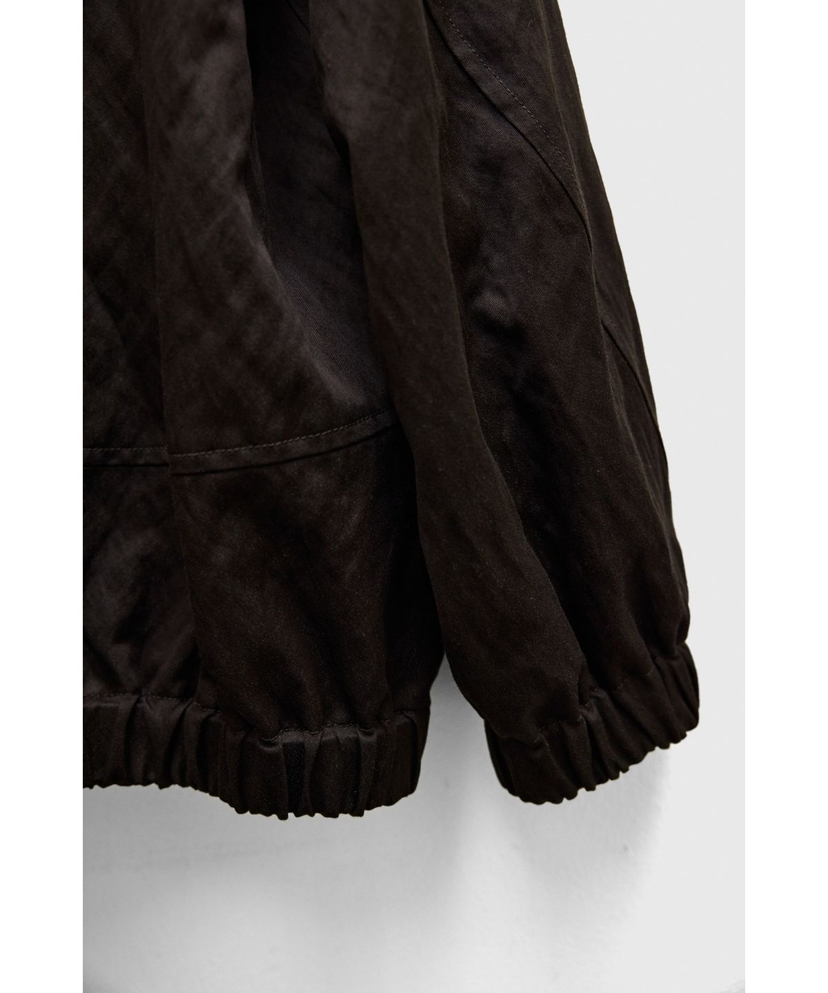 유스(YOUTH) High Neck Zip-up Jacket - Dark Brown