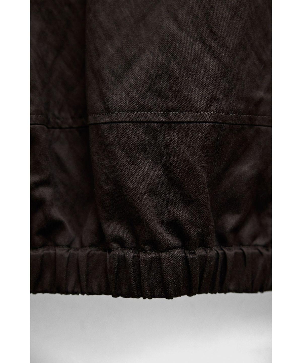 유스(YOUTH) High Neck Zip-up Jacket - Dark Brown