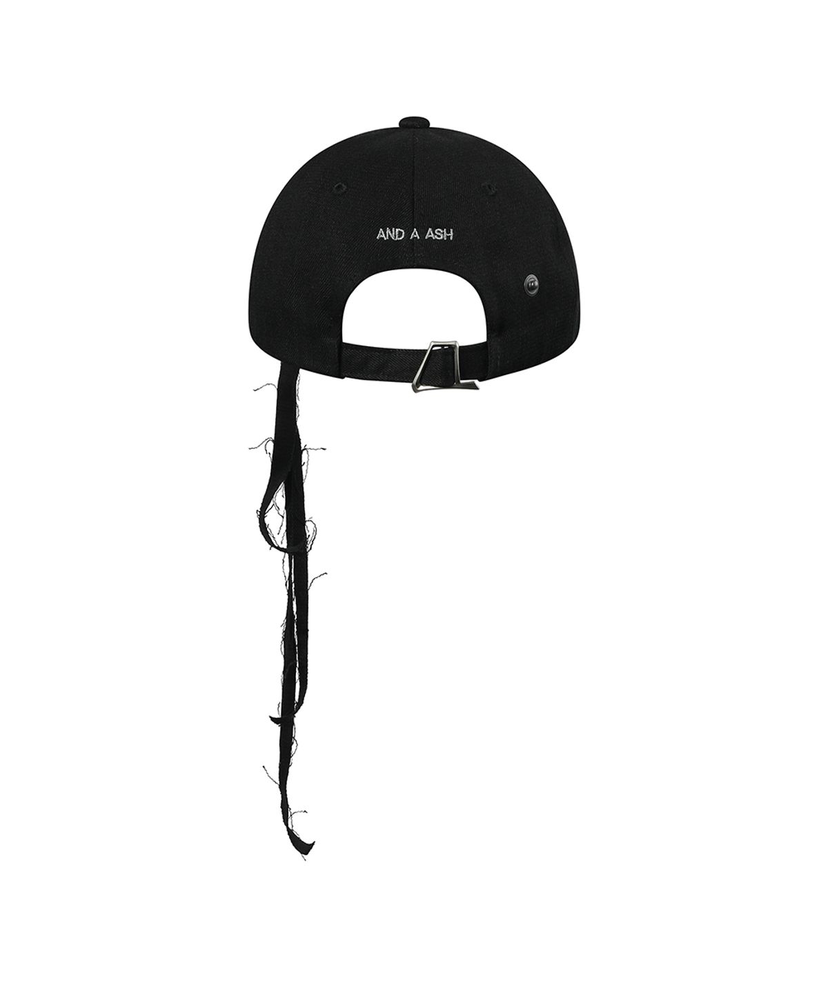 앤어애쉬(ANDAASH) Stitch line corsage ball cap BLACK
