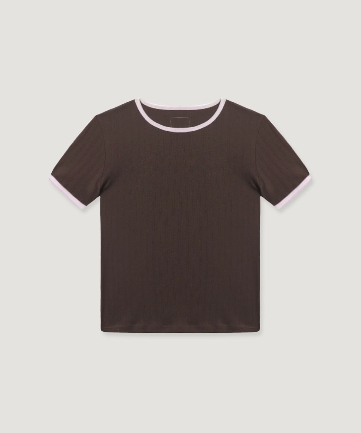 디애니(THE ANY) Eyelet Ringer T-shirt