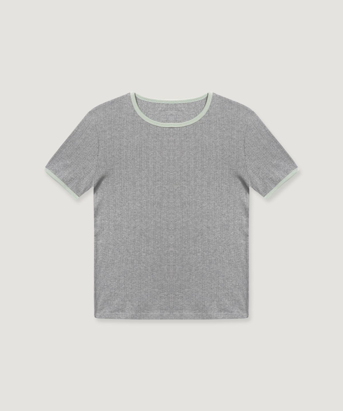 디애니(THE ANY) Eyelet Ringer T-shirt