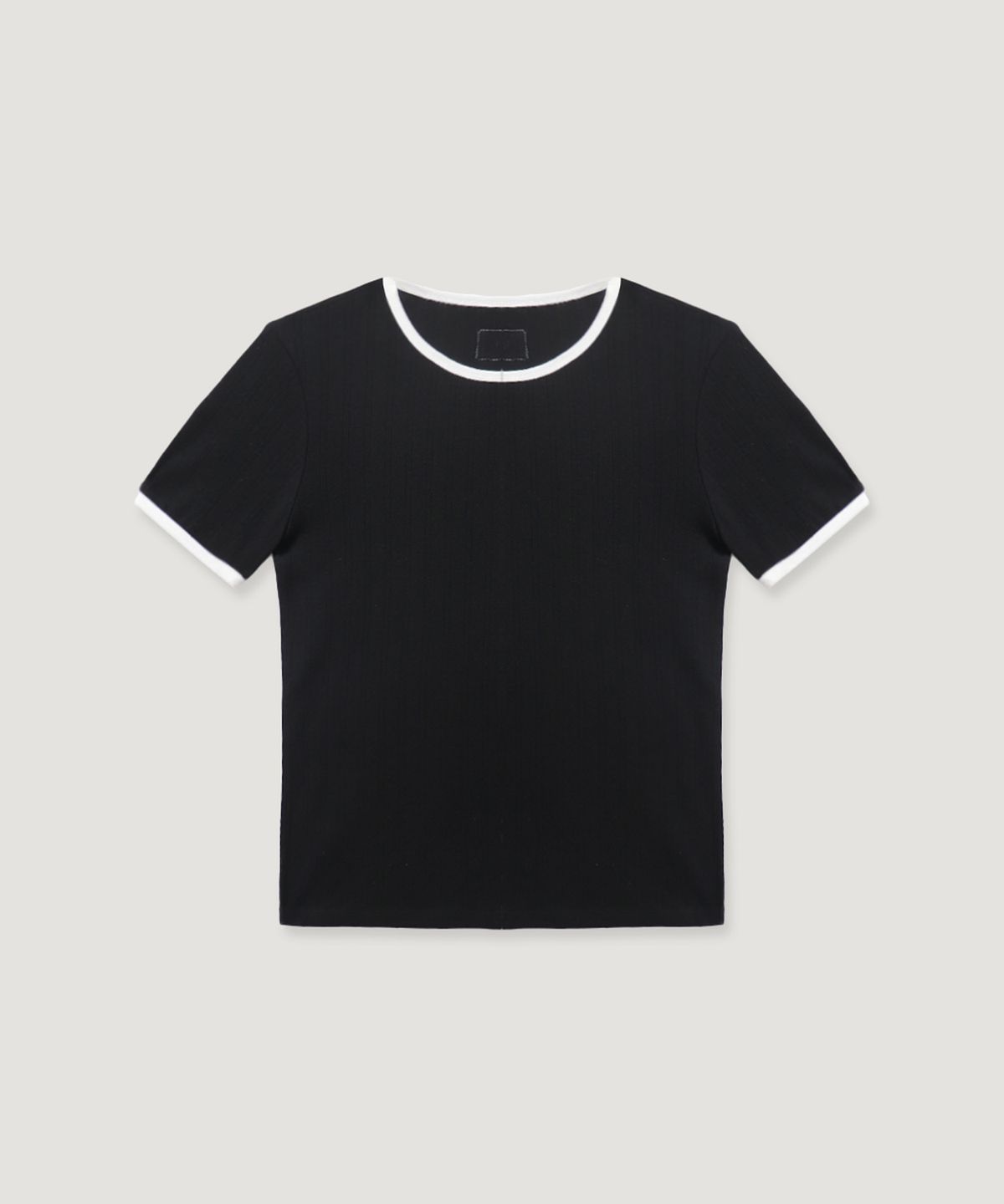 디애니(THE ANY) Eyelet Ringer T-shirt