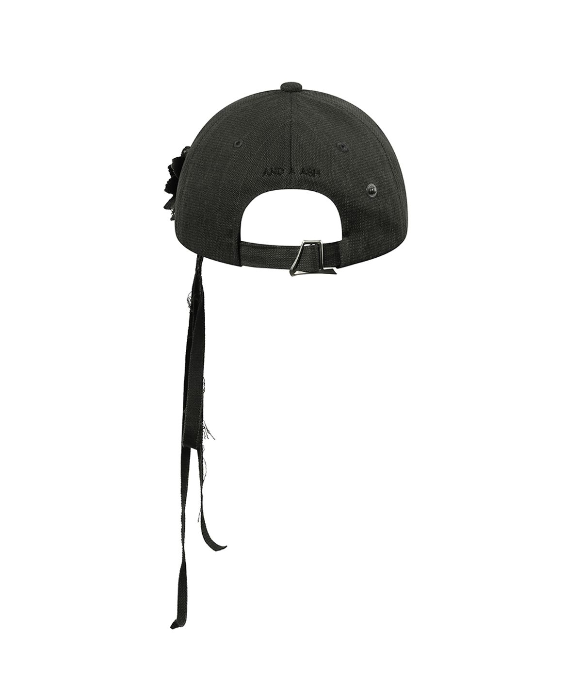 앤어애쉬(ANDAASH) Stitch line corsage ball cap CHARCOAL