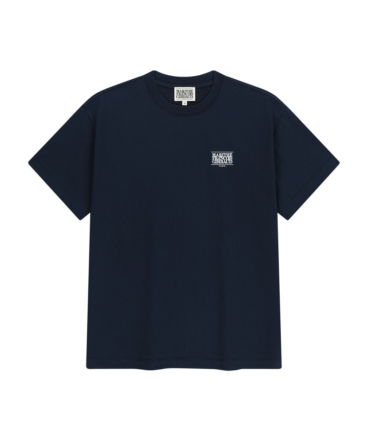 마리떼 프랑소와 저버(MARITHÉ + FRANҪOIS GIRBAUD) AEROCOOL SMALL CLASSIC LOGO TEE navy