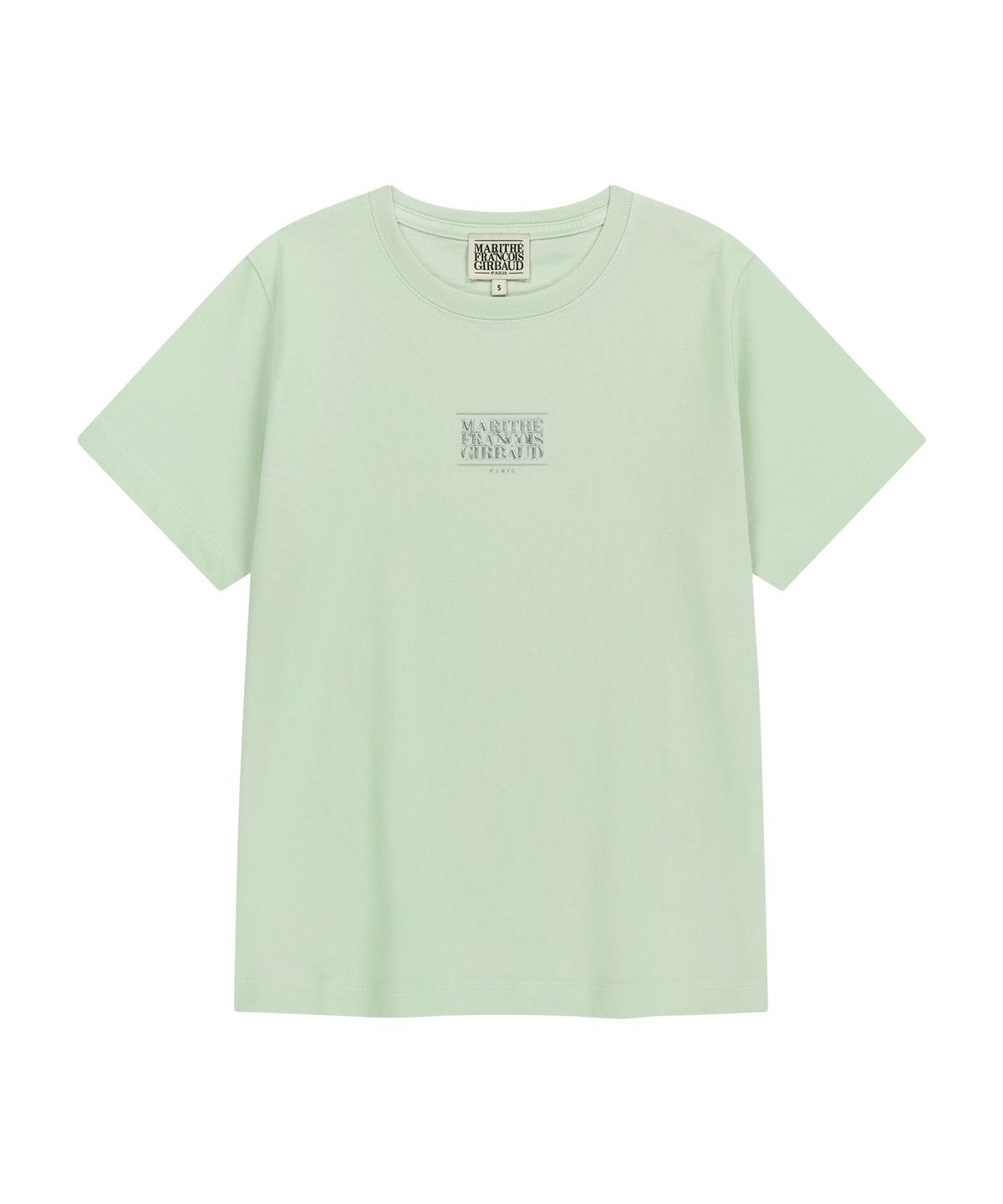 마리떼 프랑소와 저버(MARITHÉ + FRANҪOIS GIRBAUD) W SMALL CLASSIC LOGO TEE light green