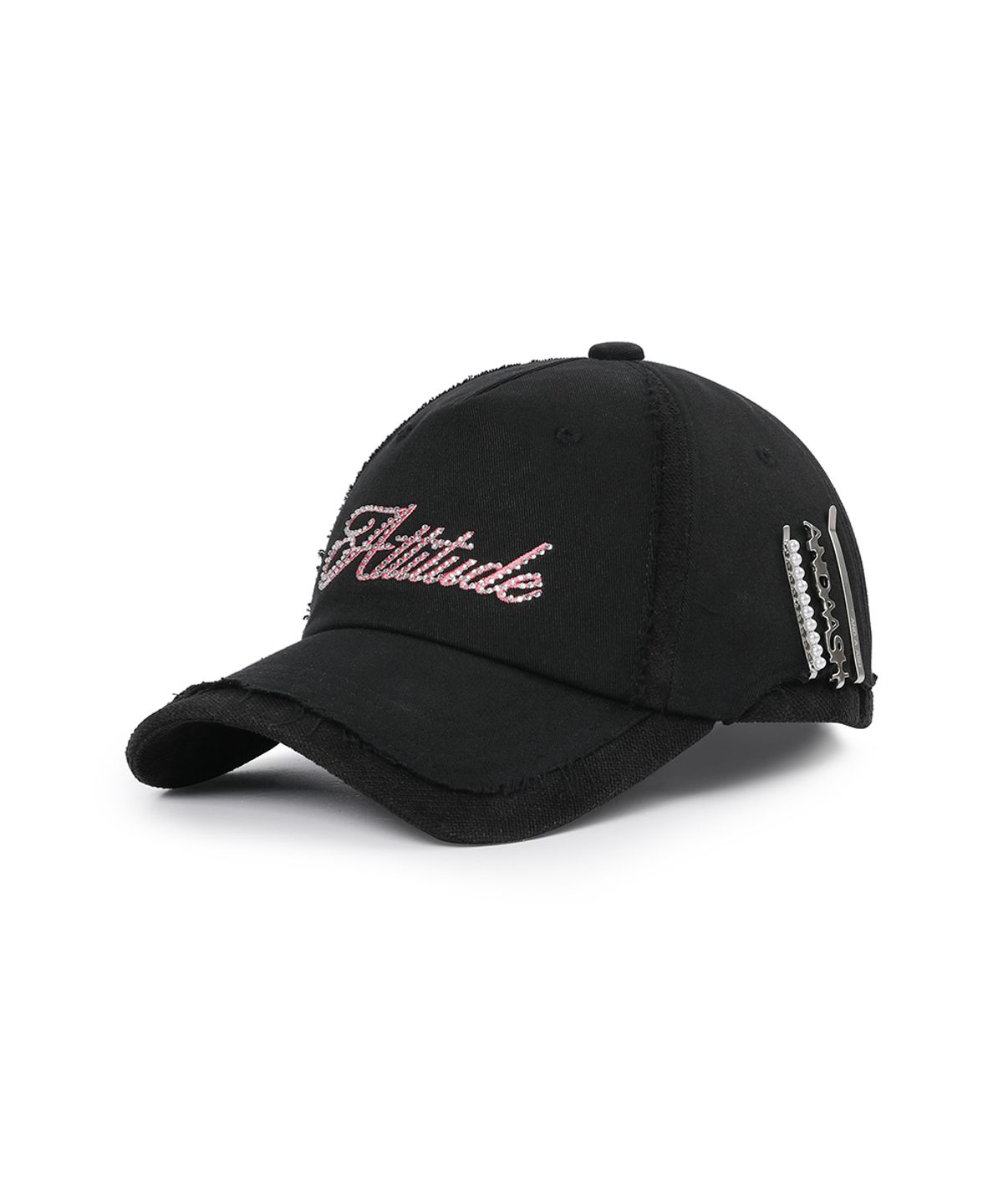 앤어애쉬(ANDAASH) Double layered hair clip cap BLACK