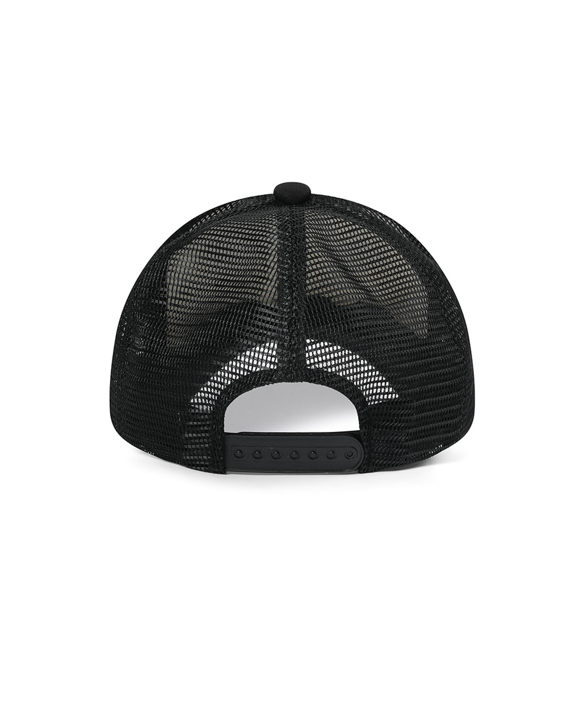 앤어애쉬(ANDAASH) Volume trucker mesh cap BLACK