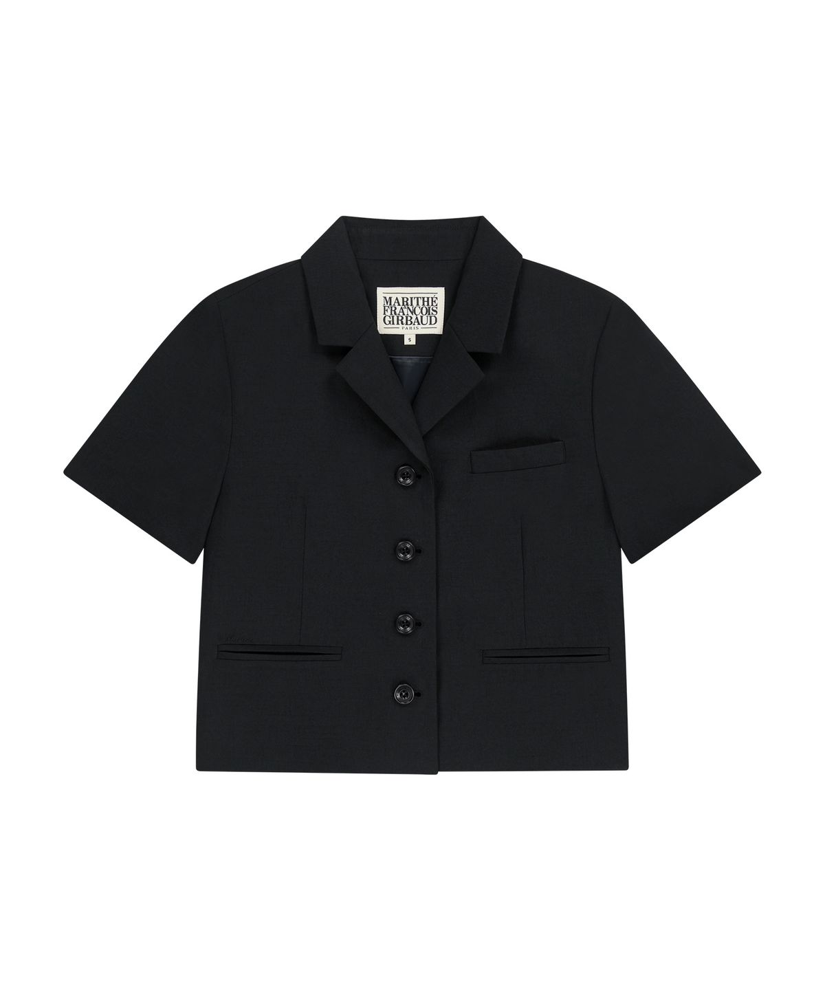 마리떼 프랑소와 저버(MARITHÉ + FRANҪOIS GIRBAUD) W HALF SLEEVE JACKET black
