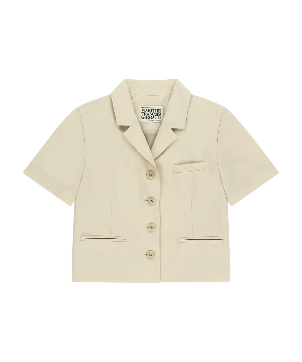마리떼 프랑소와 저버(MARITHÉ + FRANҪOIS GIRBAUD) W HALF SLEEVE JACKET beige