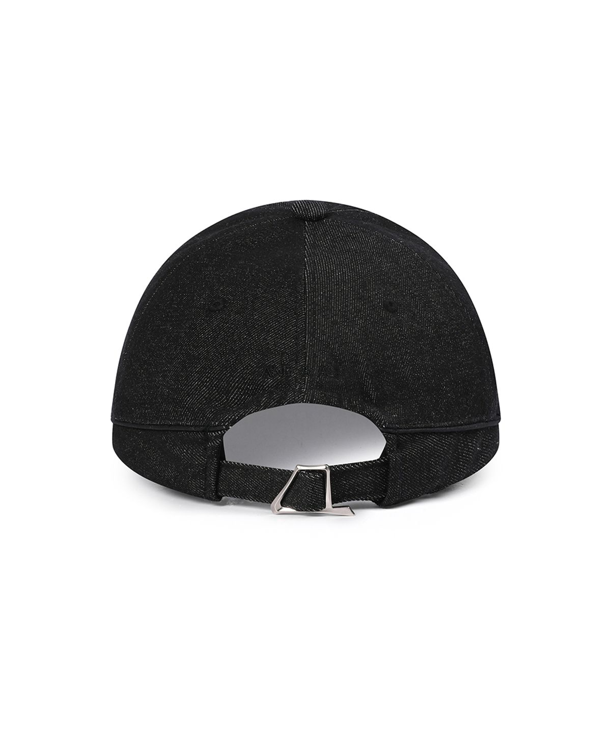 앤어애쉬(ANDAASH) Two visor denim cap BLACK