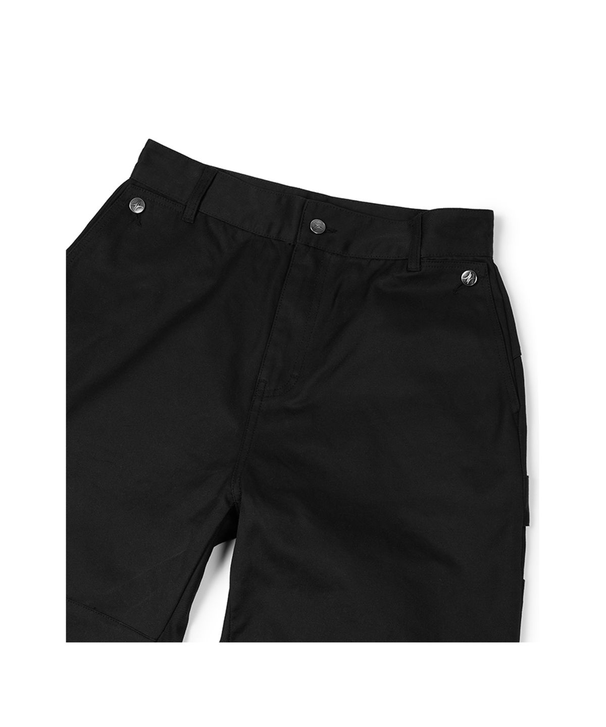 이티씨이(ETCE) SIDE SNAP BACK LOGO PANTS (BLACK)