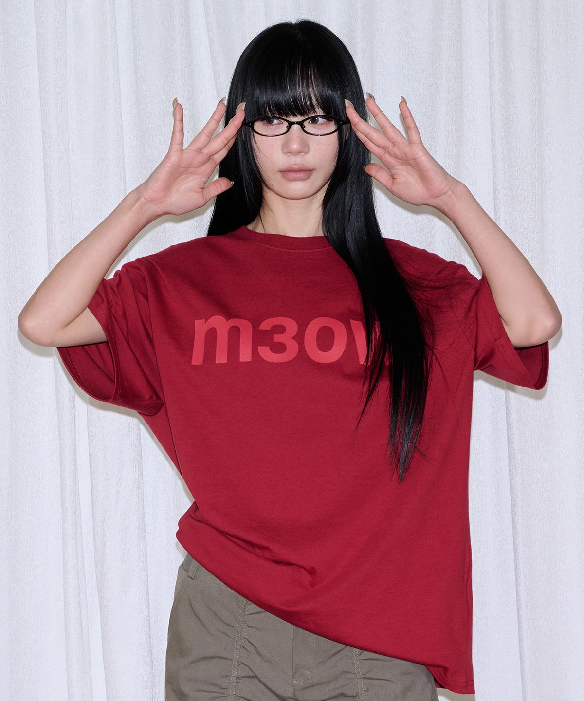 잇자바이브(ITZAVIBE) M3OW T SHIRT - RED