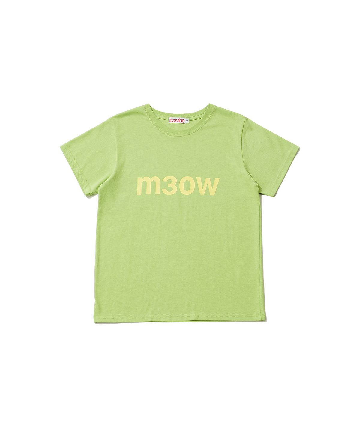 잇자바이브(ITZAVIBE) M3OW SLIM T SHIRT - GREEN