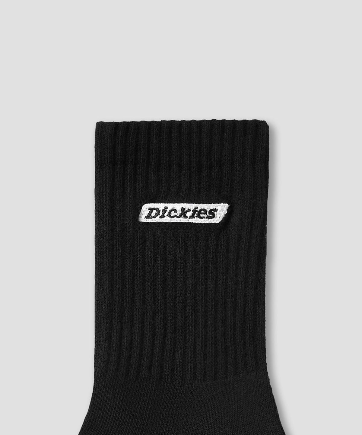 디키즈(DICKIES) [3PACK] 배너 로고 삭스 Black