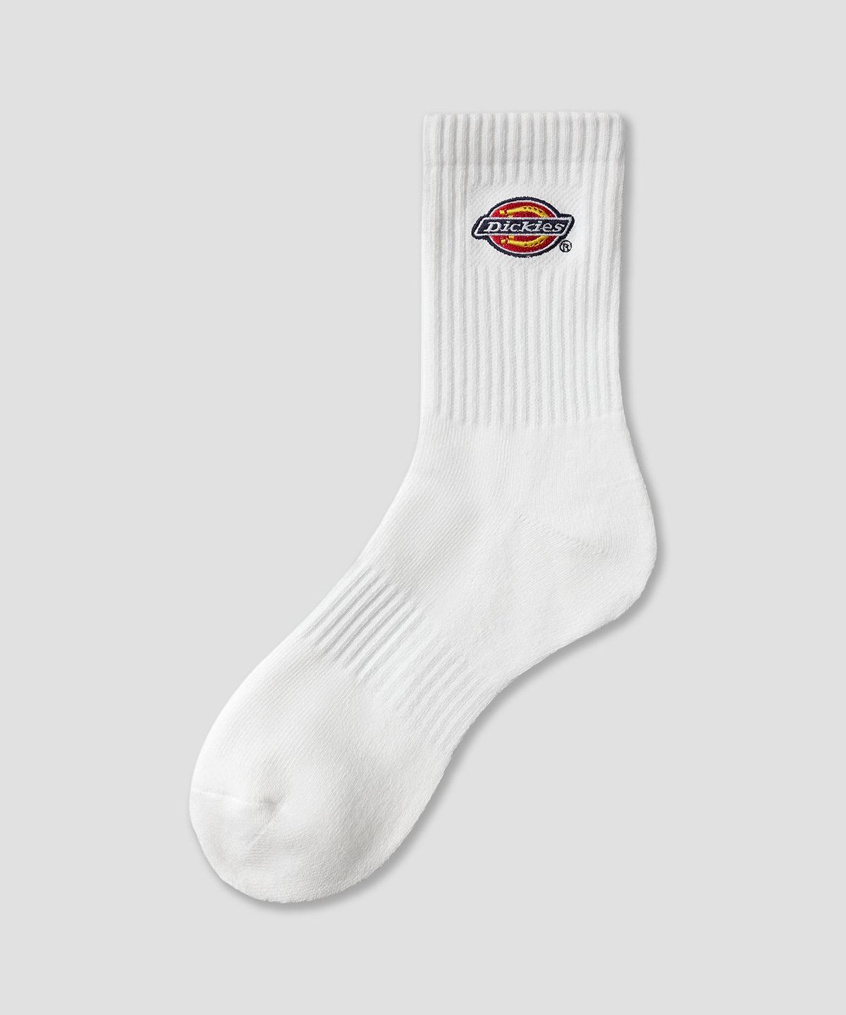 디키즈(DICKIES) [3PACK] 트리 로고 삭스 White