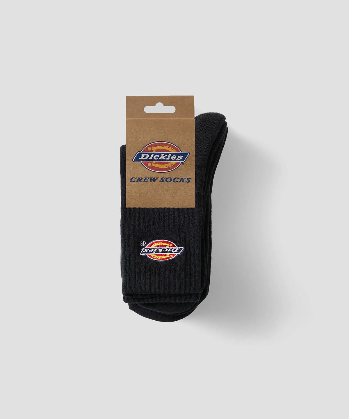디키즈(DICKIES) [3PACK] 트리 로고 삭스 Black