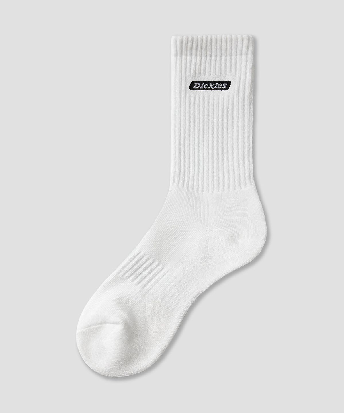 디키즈(DICKIES) [3PACK] 배너 로고 미드 삭스 White