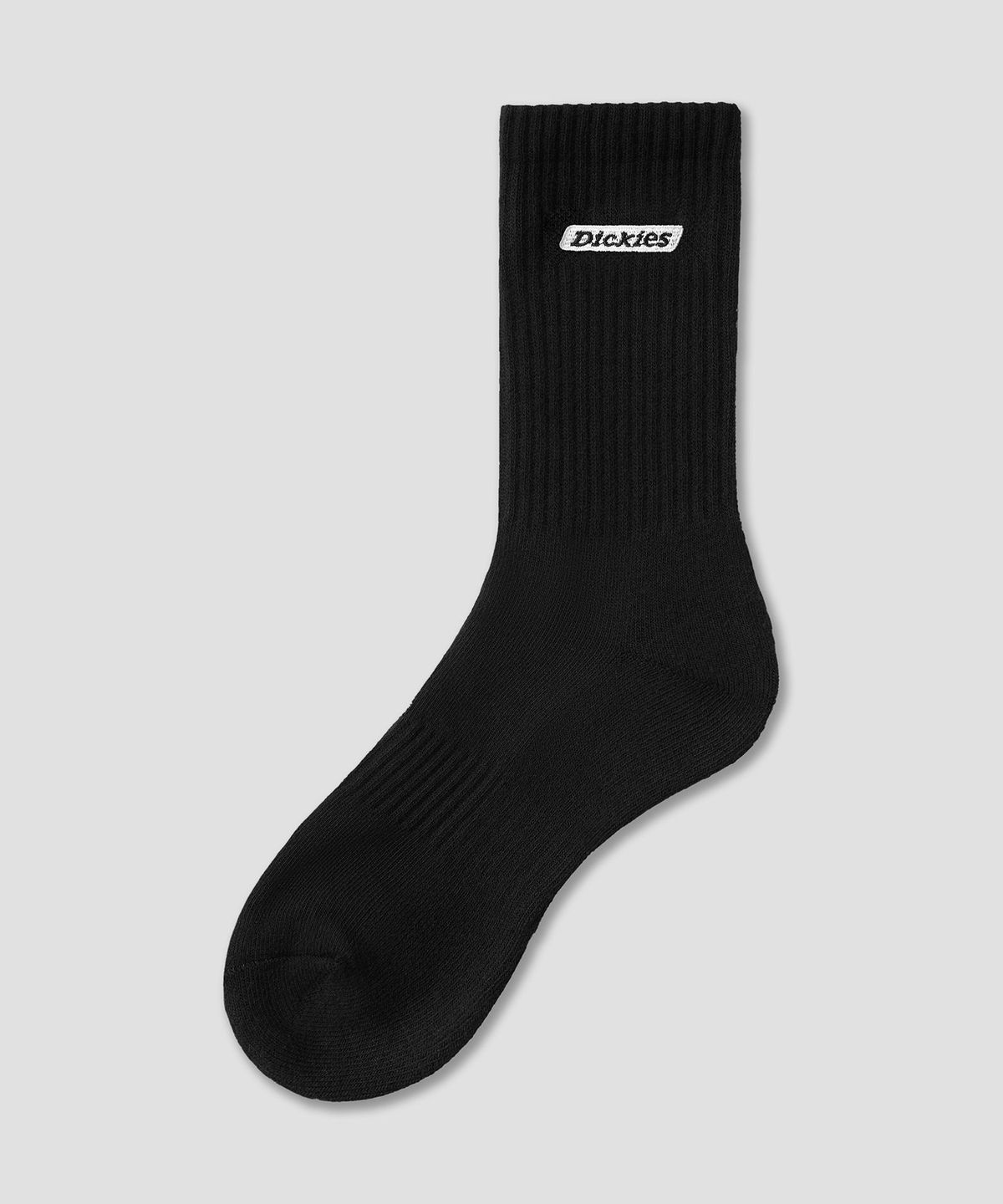 디키즈(DICKIES) [3PACK] 배너 로고 미드 삭스 Black