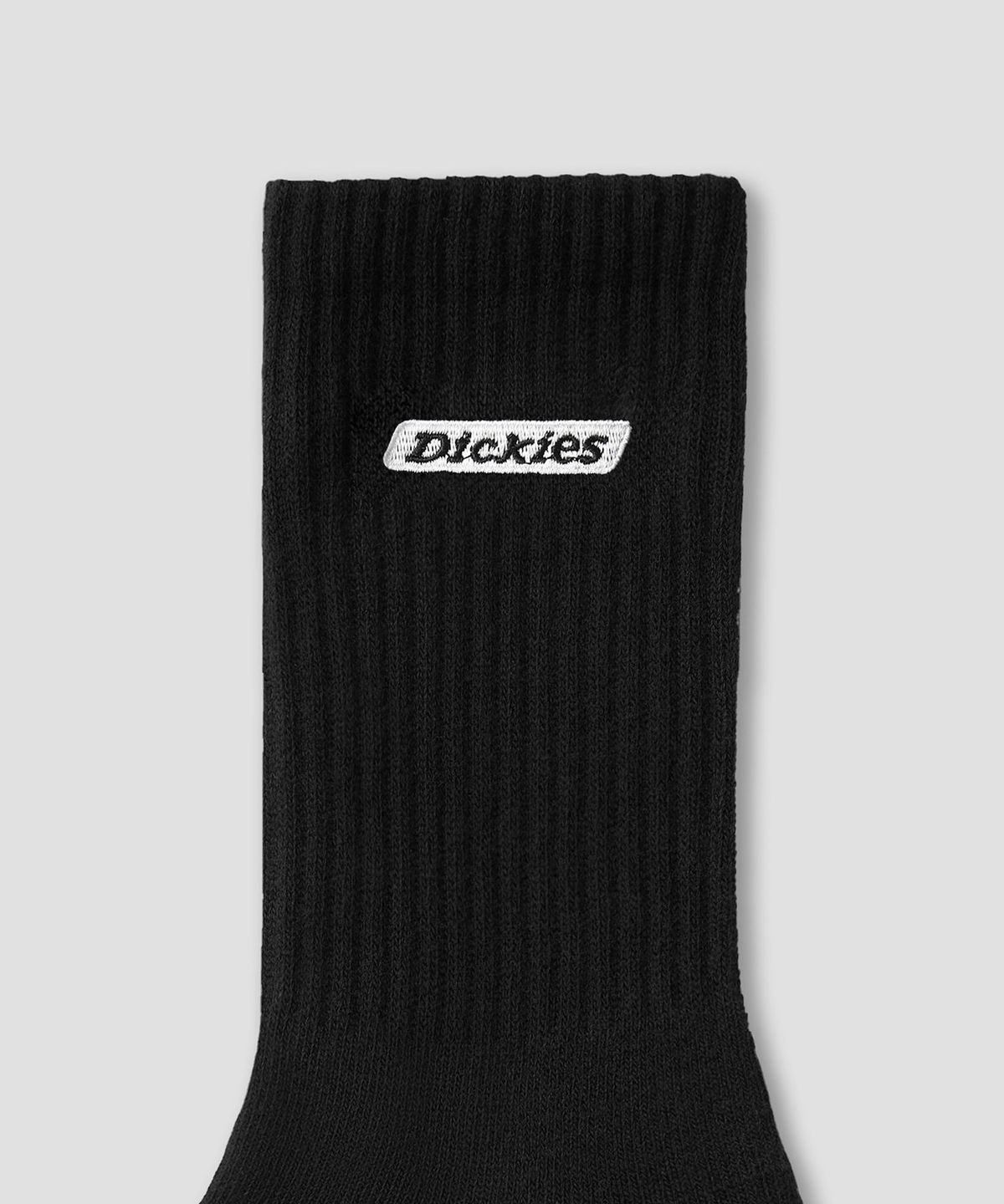 디키즈(DICKIES) [3PACK] 배너 로고 미드 삭스 Black