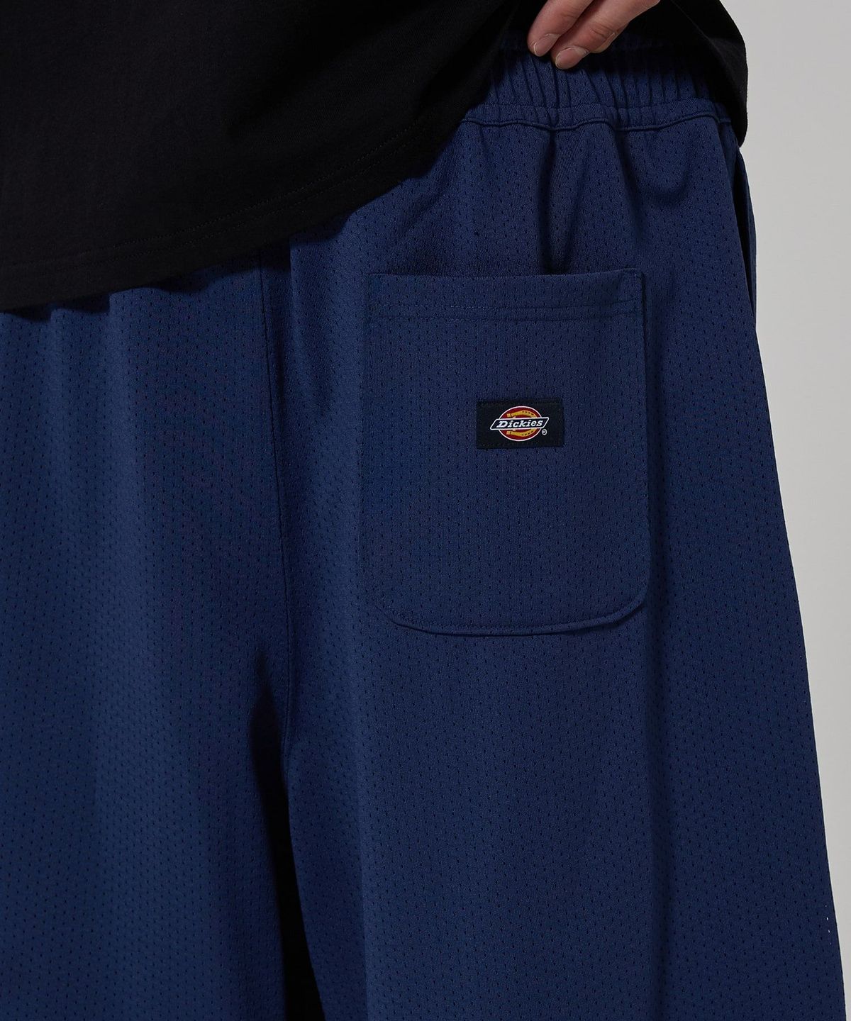 디키즈(DICKIES) 원 턱 메쉬 쇼츠 Navy