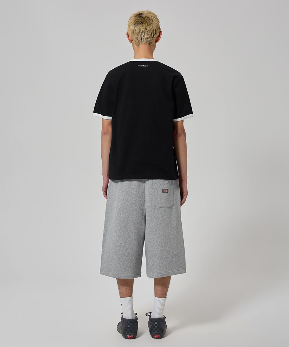 디키즈(DICKIES) 루즈핏 원 턱 스웨트 쇼츠 Melange