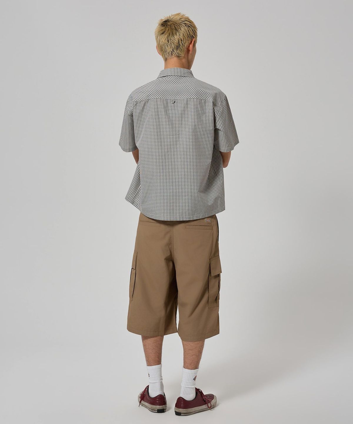 디키즈(DICKIES) 라이트 나일론 카고 버뮤다 팬츠 Khaki