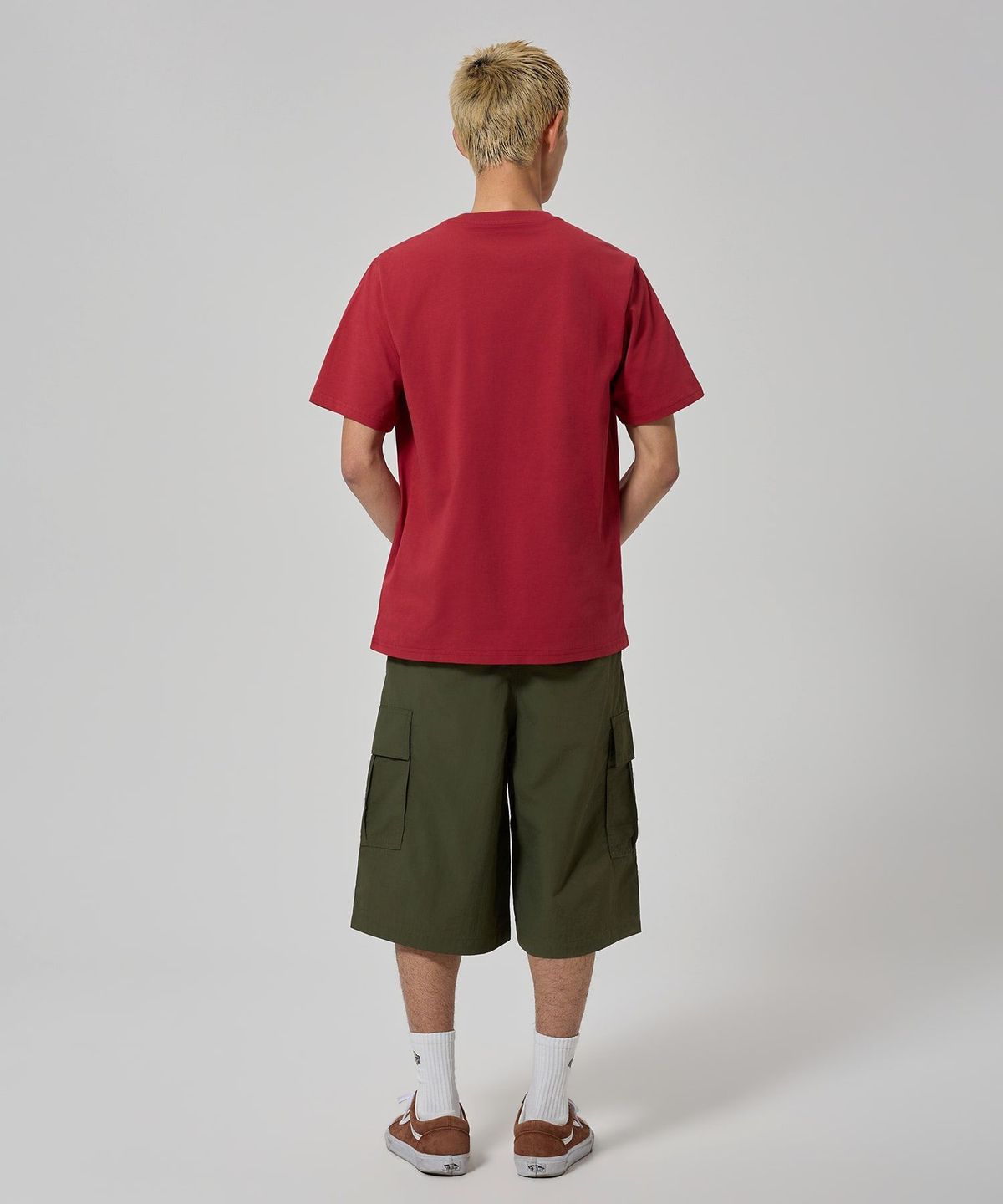 디키즈(DICKIES) 라이트 나일론 카고 버뮤다 팬츠 Olive