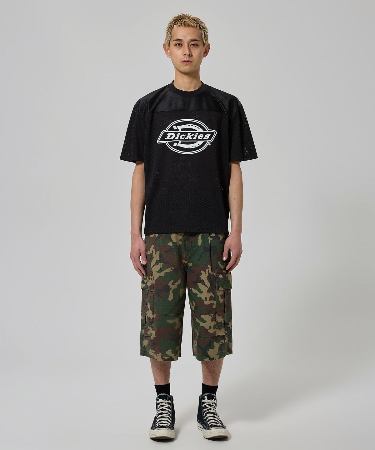 디키즈(DICKIES) 워시드 트윌 카고 쇼츠 Camo