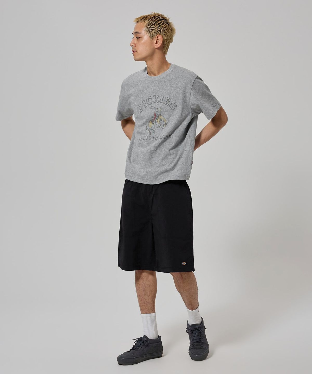 디키즈(DICKIES) 나일론 보드 쇼츠 Black