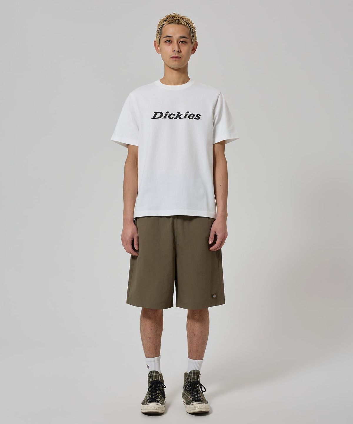 디키즈(DICKIES) 나일론 보드 쇼츠 Olive