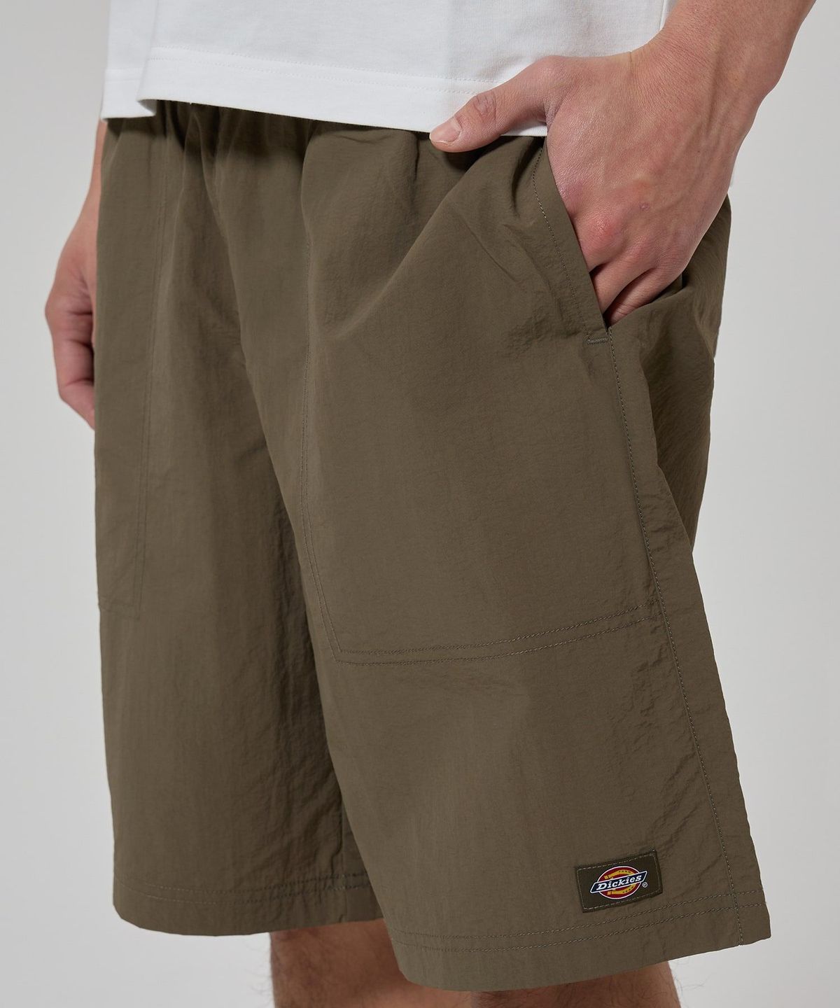 디키즈(DICKIES) 나일론 보드 쇼츠 Olive