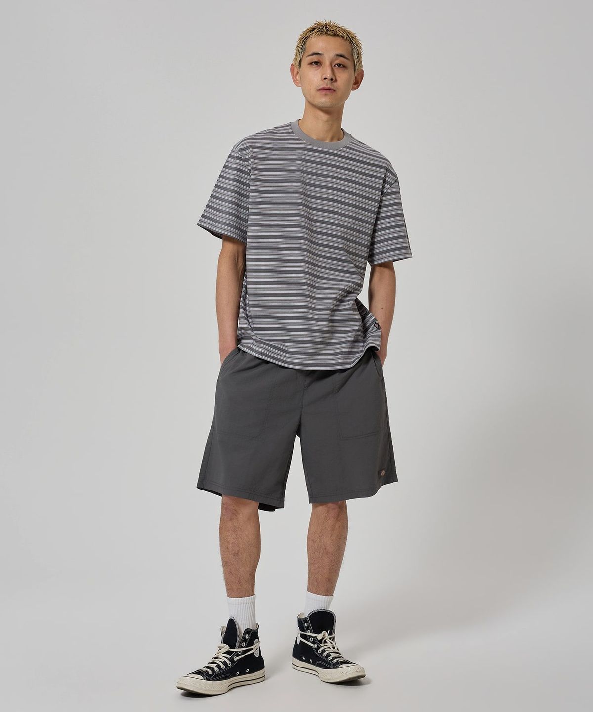 디키즈(DICKIES) 나일론 보드 쇼츠 Gray