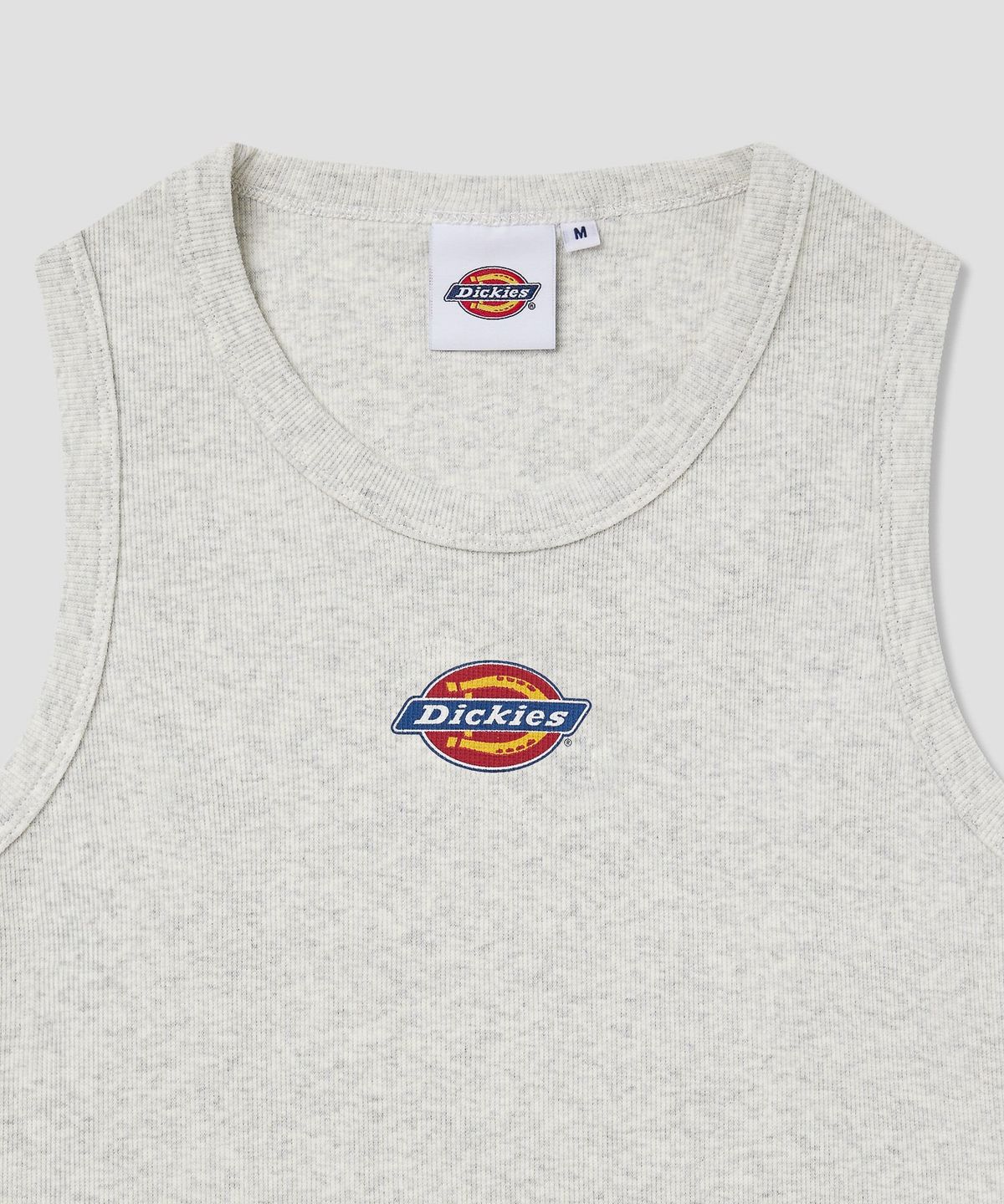 디키즈(DICKIES) 슬림핏 트리 로고 슬리브리스 Oatmeal