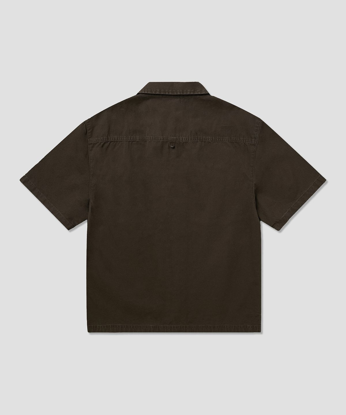 디키즈(DICKIES) 워시드 덕 캔버스 워크 셔츠 Brown