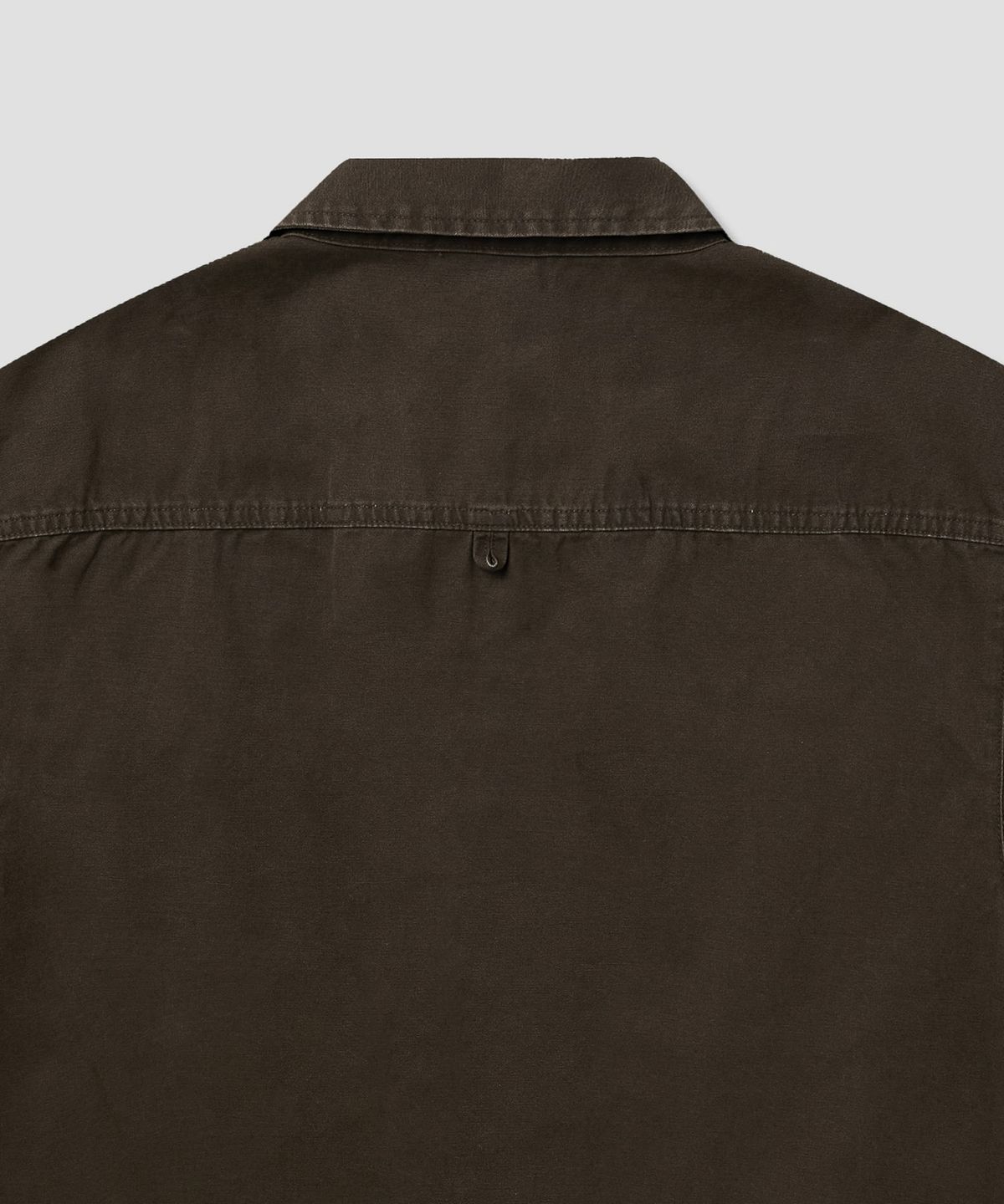 디키즈(DICKIES) 워시드 덕 캔버스 워크 셔츠 Brown