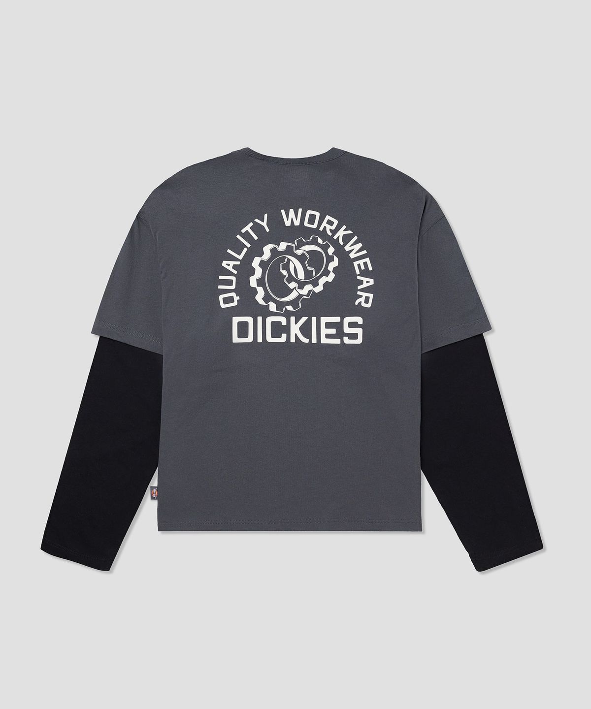 디키즈(DICKIES) 페이슨 레이어드 티셔츠 Black