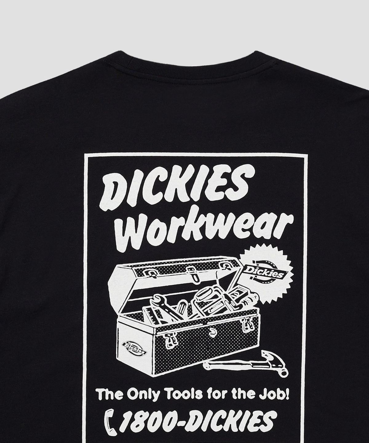 디키즈(DICKIES) 드라이 릿지 티셔츠 Black