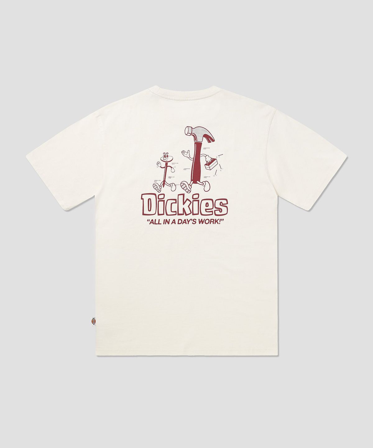 디키즈(DICKIES) 페어론 티셔츠 Egret