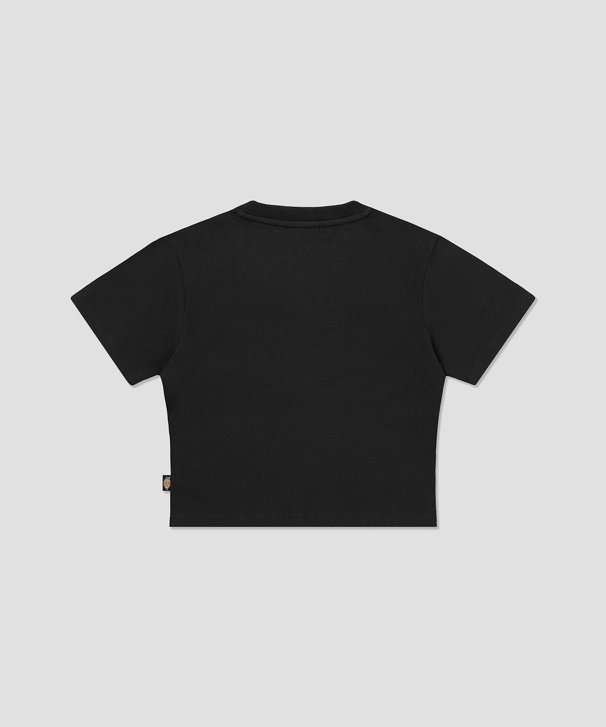 디키즈(DICKIES) 럭키 홀스슈 크롭 티셔츠 Black