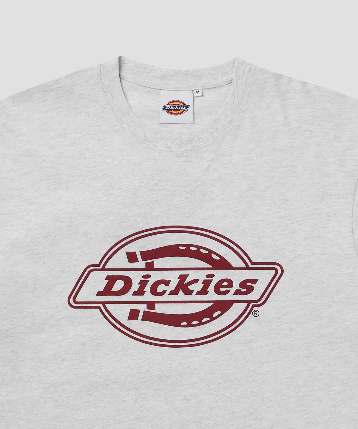 디키즈(DICKIES) 모노 로고 티셔츠 White Melange