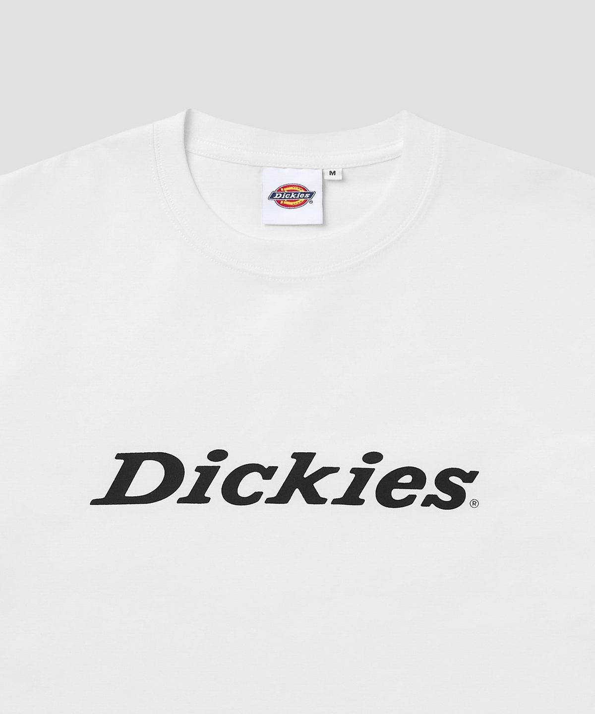 디키즈(DICKIES) 폰트 로고 티셔츠 White