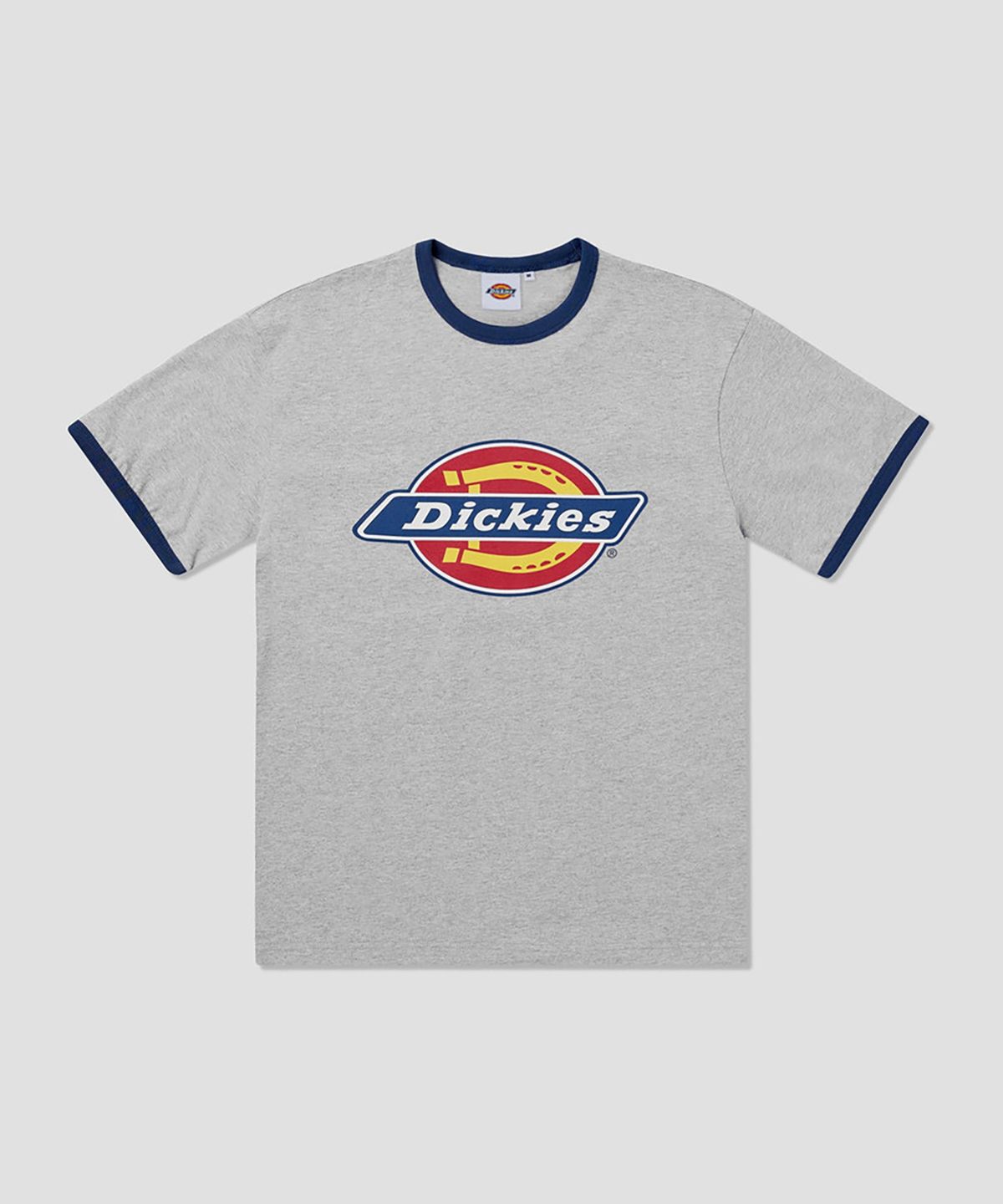 디키즈(DICKIES) 트리 로고 링거 티셔츠 Gray