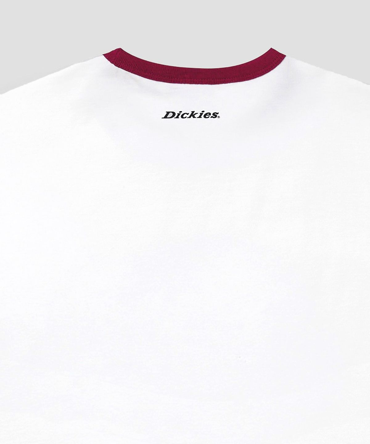 디키즈(DICKIES) 트리 로고 링거 티셔츠 Red