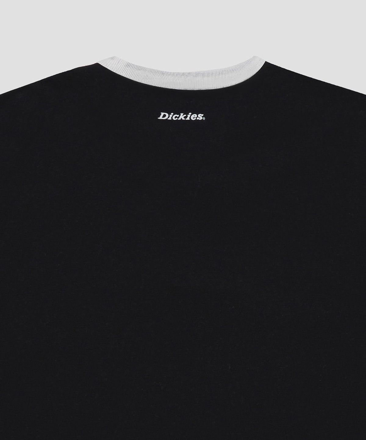 디키즈(DICKIES) 모노 로고 링거 티셔츠 Black